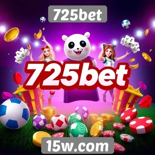 Variedade de jogos disponíveis na 725bet